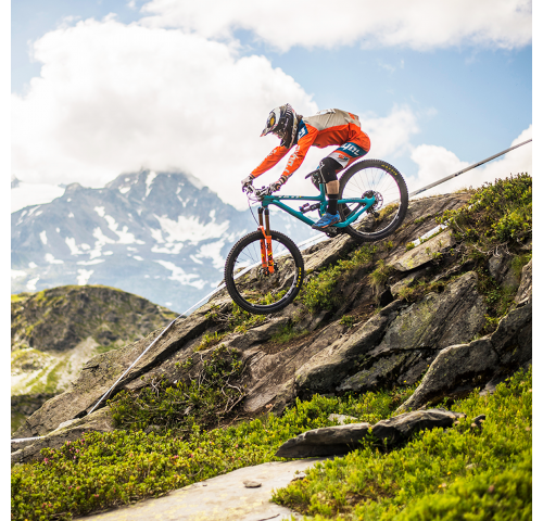Шлем Urge Archi-Enduro серебристо оранжево белый XL (61-62см)