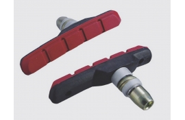 Колодки гальмівні Alligator VB-610 для V-Brake чорний/червоний