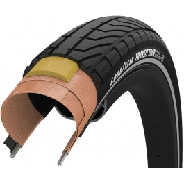 Покришка 27.5x2.00 (50-584) GoodYear Transit Tour S3: Protection, Wire, Black + reflective strips, 6