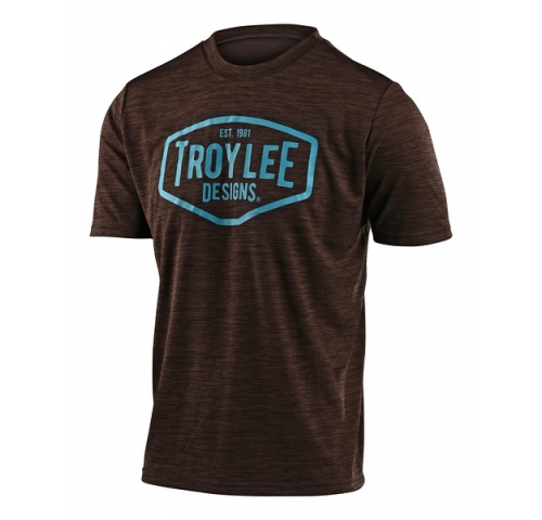 Джерсі TLD Flowline S / S Jersey [Station Heather Dark Moka / Blue] розмір S