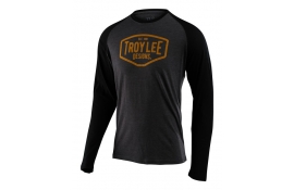 Футболка TLD Motor Oil L/S Raglan (char/blk) розмір S