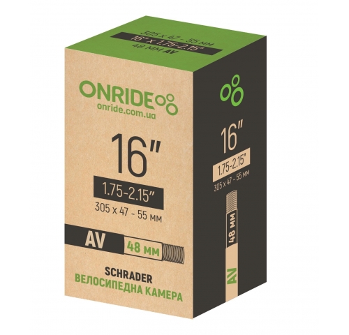 Камера ONRIDE Classic 16"x1.75-2.15" (305-47/55) AV 48