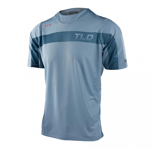 Джерсі TLD SKYLINE SS JERSEY JET FUEL [ICE BLUE / RED] S