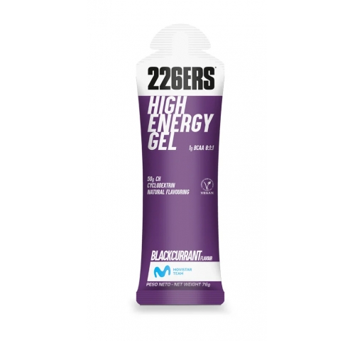 Гель 226ERS High Energy 50г вуглеводів BCAA чорна смородина 76г