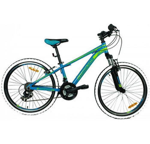 Велосипед Mascotte Phoenix 24» блакитний-зелений