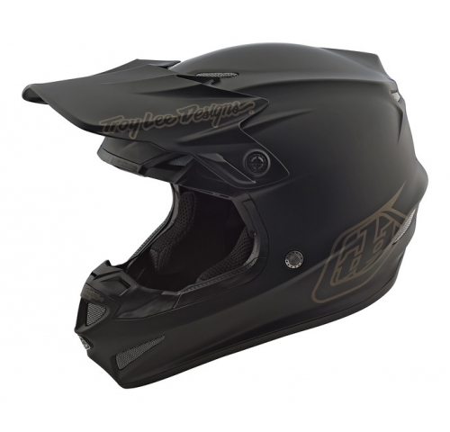 Мотошолом TLD SE4 POLYACRYLITE [MONO BLACK] S