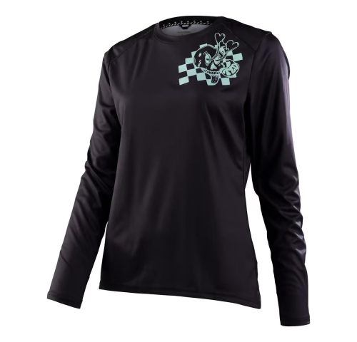 Джерсі TLD WMNS LILIUM LS JERSEY MICAYLA [GATTO BLACK] MD