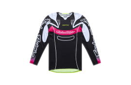 Мото джерсі TLD SE PRO JERSEY; SALVO [BLACK / WHITE] XXL