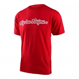 Футболка TLD SIGNATURE SHORT SLEEVE TEE [RED] LG