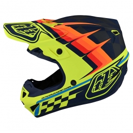 Мотошолом TLD SE4 POLYACRYLITE [WARPED YELLOW] M