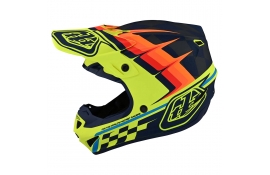 Мотошолом TLD SE4 POLYACRYLITE [WARPED YELLOW] M