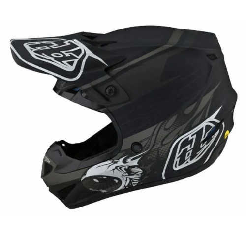 Мотошолом TLD SE4 POLYACRYLITE [SKOOLY BLACK] L