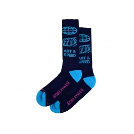 Шкарпетки TLD MENS PERFORMANCE SOCKS; WORLDWIDE [MIDNIGHT] S/M
