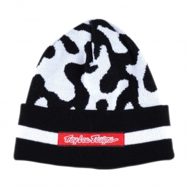 Шапка TLD FLOW CAMO BEANIE; [BLACK / WHITE] OSFA