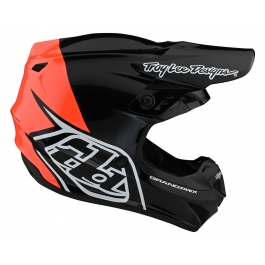 Мотошолом TLD GP HELMET [BLOCK BLACK / ORANGE ] M