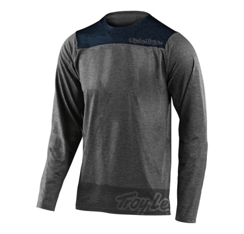 Джерсі TLD Skyline L/S Jersey [London Gray Heather/Navy] розмір S