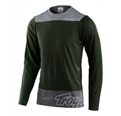 Джерсі TLD Skyline L/S Chill Jersey [London Olive/Grey] розмір Md