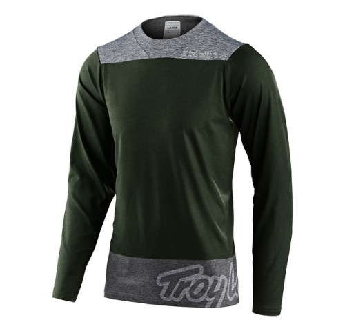 Джерсі TLD Skyline L/S Chill Jersey [London Olive/Grey] розмір Lg