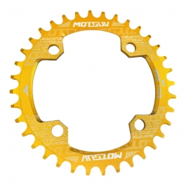 Зірка Motsuv MTB Narrow Wide 36Т (BCD:104мм), алюм., золотиста