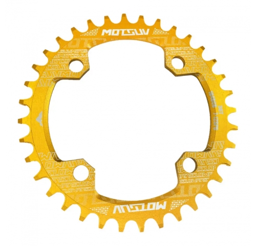 Зірка Motsuv MTB Narrow Wide 36Т (BCD:104мм), алюм., золотиста