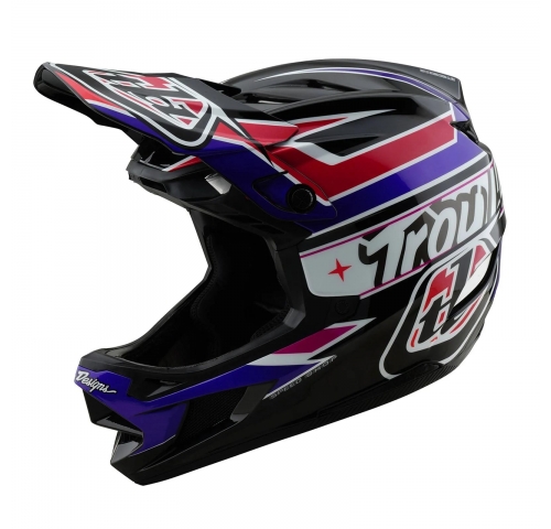 Вело шолом TLD D4 POLYACRYLITE HELMET; LINEAR [BLACK] M