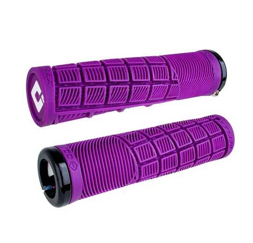 Ручки руля ODI Reflex v2.1 Lock-On MTB Closed End 135mm Purple