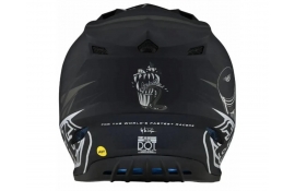 Мотошолом TLD SE4 POLYACRYLITE [SKOOLY BLACK] M