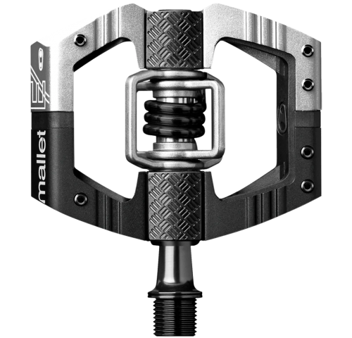 Педали Crankbrothers MALLET E LS, Silver / Black