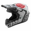Мотошолом TLD SE4 POLYACRYLITE [SKULLY WHITE] L