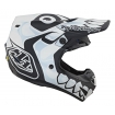 Мотошолом TLD SE4 POLYACRYLITE [SKULLY WHITE] M
