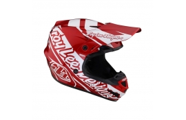 Мотошолом TLD GP HELMET SLICE [RED/ WHITE] XL