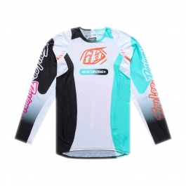 Мото джерсі TLD SE PRO JERSEY; SEVER [WHITE / TEAL] S