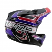 Вело шолом TLD D4 POLYACRYLITE HELMET; LINEAR [BLACK] L