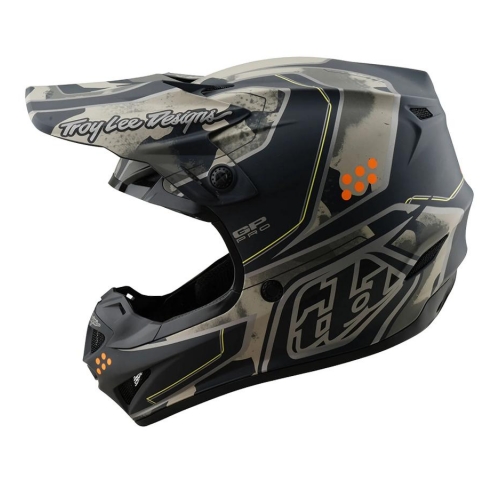 Мото шолом TLD GP PRO HELMET; TROOPER [BLACK / CAPER] L