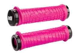 Гріпси ODI Troy Lee Designs Signature MTB Lock On Bonus Pack Pink w/ Black Clamps Гріпси ODI Troy Lee Designs Signature MTB Lock On Bonus Pack Pink w/ Black Clamps