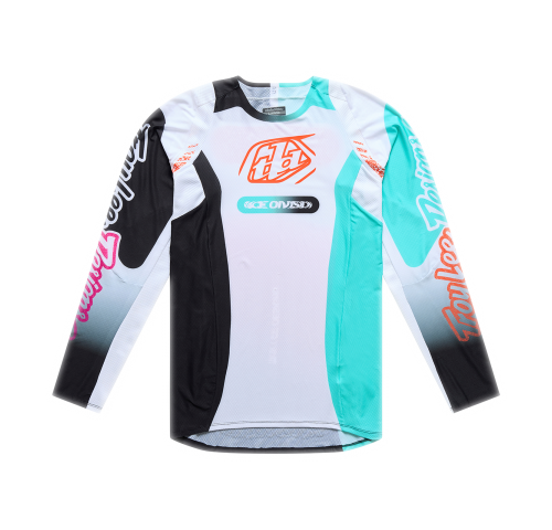 Мото джерсі TLD SE PRO JERSEY; SEVER [WHITE / TEAL] XXL