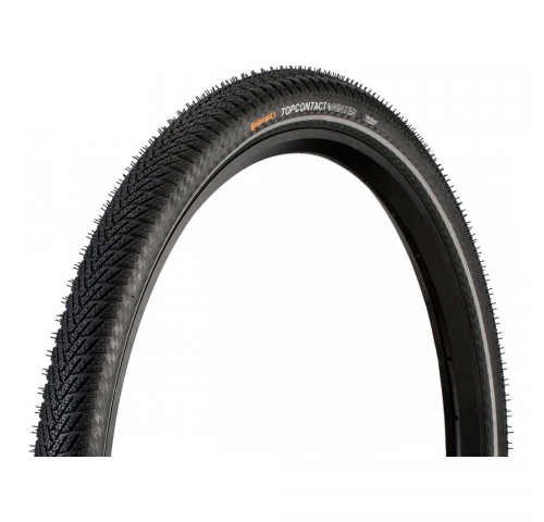 Покрышка Continental Top CONTACT II Winter Premium , 26"x1.90, 50-559, черная, складная, светоотража