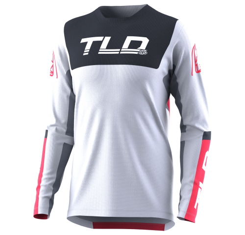 Джерсі TLD Sprint Jersey Fractura [Charcoal Glo Red] 2X