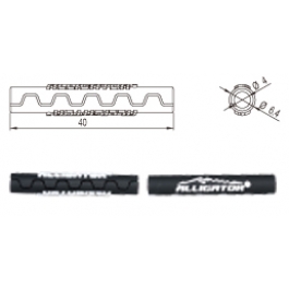 Захист рами Alligator від тертя рубашек Sawtooth (4мм) чорний Захист рами Alligator від тертя рубашек Sawtooth (4мм) чорний