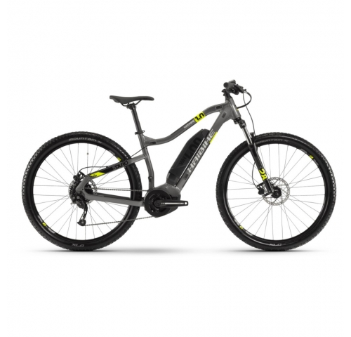 Электровелосипед Haibike SDURO HardNine 1.0 400Wh 9 s. Altus 29", рама L, серо-лаймово-черный, 2020
