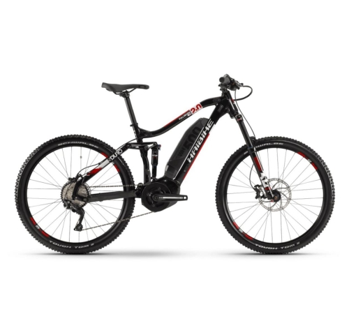 Электровелосипед Haibike SDURO FullSeven LT 2.0 500Wh 10 s. Deore 27.5", рама L, черно-бело-красный,