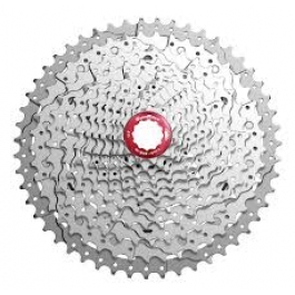 Касета 11-k 11-46T SUN RACE MX8 MTB, алюмінієвий павук, Metallic Silver
