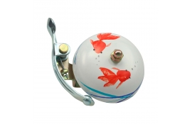 Дзвоник Crane Suzu Handpainted Koi “Золота рибка” 55мм алюміній