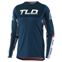 Джерсі TLD Sprint Jersey Fractura [Slate Blue Orange] 2X