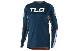 Джерсі TLD Sprint Jersey Fractura [Slate Blue Orange] XL