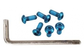 Гвинти Alligator для кріплення ротора Torx 6 шт + ключ синій