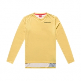 Джерсі TLD WOMENS LILIUM PRO LS JERSEY; MONO [BUTTER] M