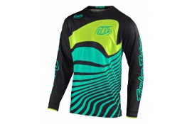 Джерсі TLD GP AIR JERSEY [DRIFT BLACK/TURQUOISE] розмір 2X