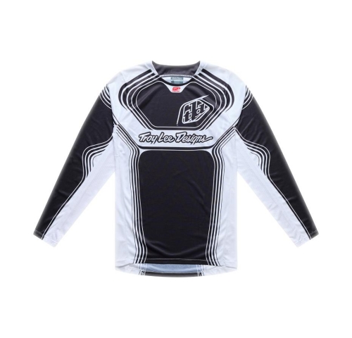 Мото джерсі TLD GP PRO JERSEY; STREAMLINE [BLACK / WHITE] XL