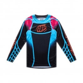 Мото джерсі TLD GP PRO JERSEY; FRAMEWORK [BLACK / CYAN] S